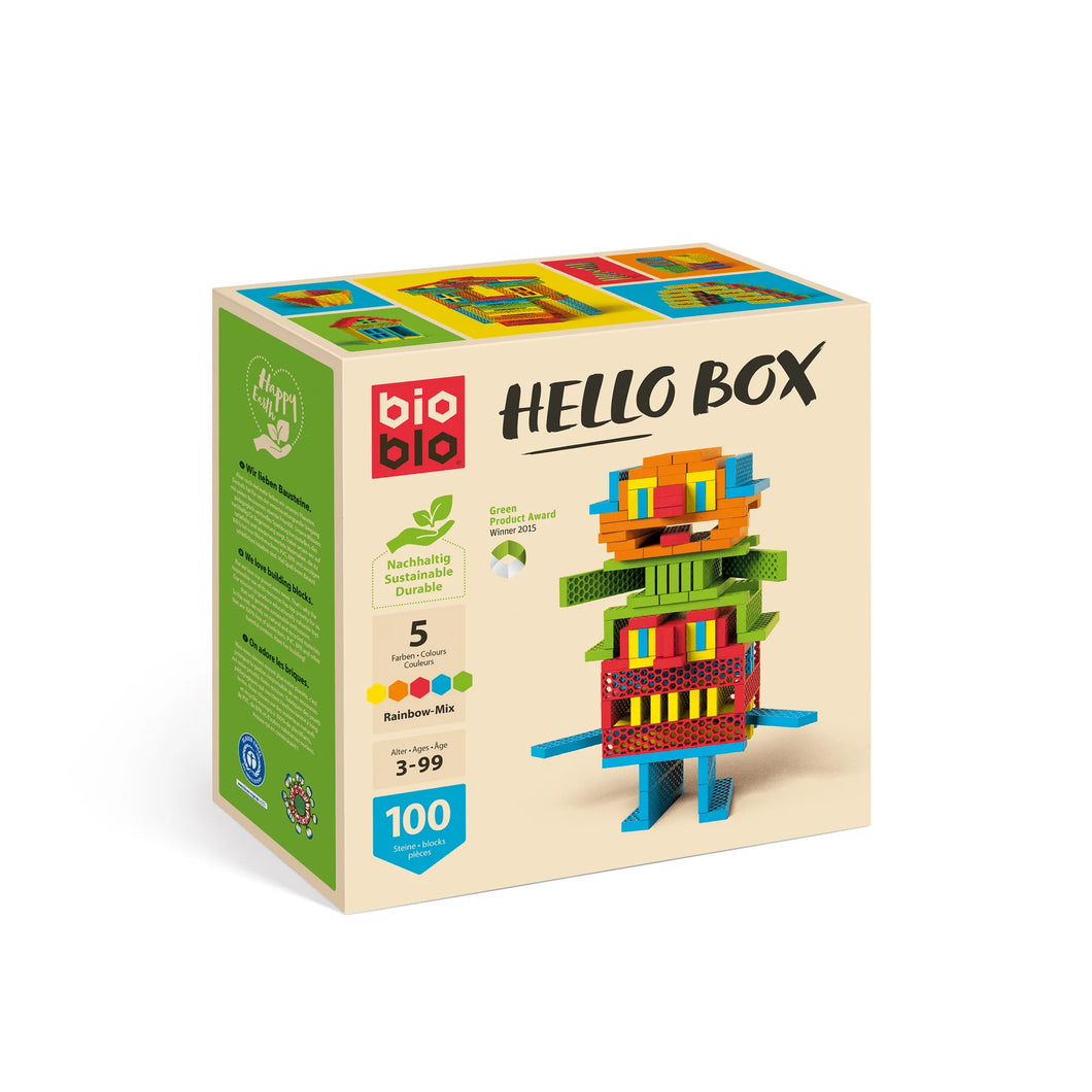 Hello-Box Rainbow Mix - 100 Briques