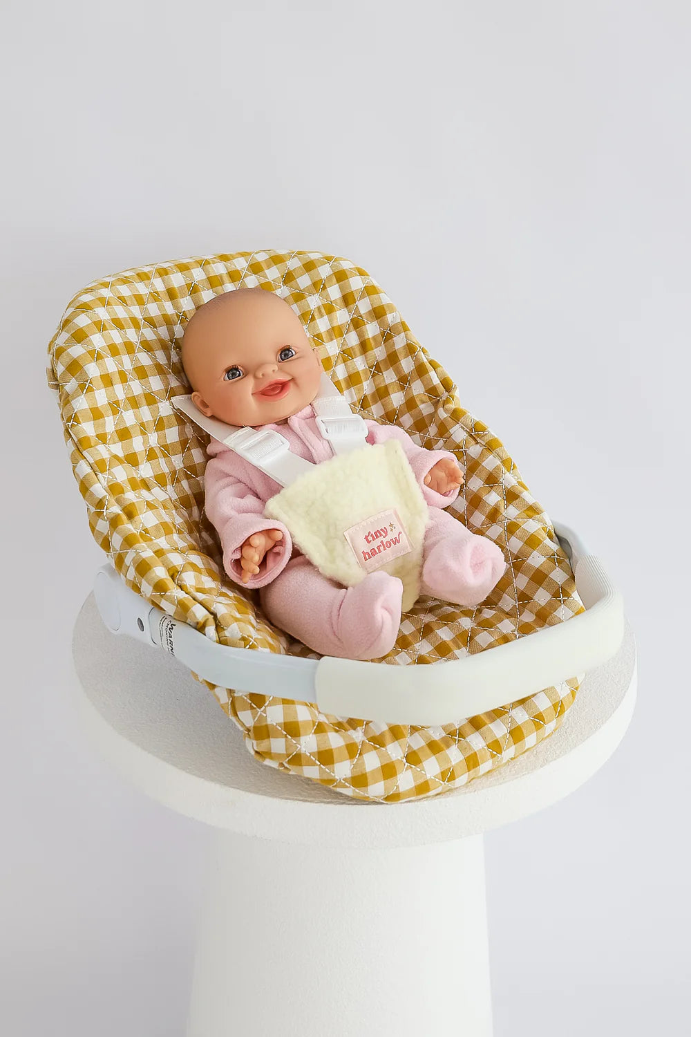 Coque poupée - Vichy Camel