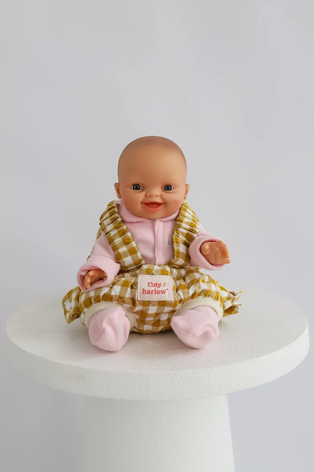 Porte-bébé poupée - Vichy Camel