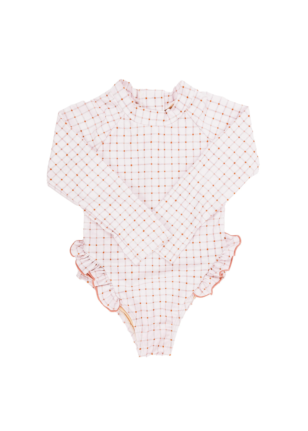 Maillot de Bain manches longues Ariella - Carreaux