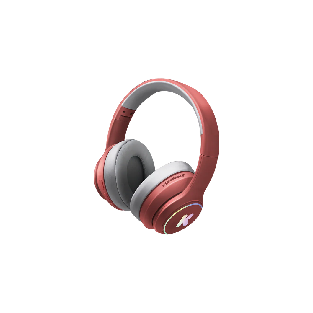 K-ears Casque audio - Rouge foncé