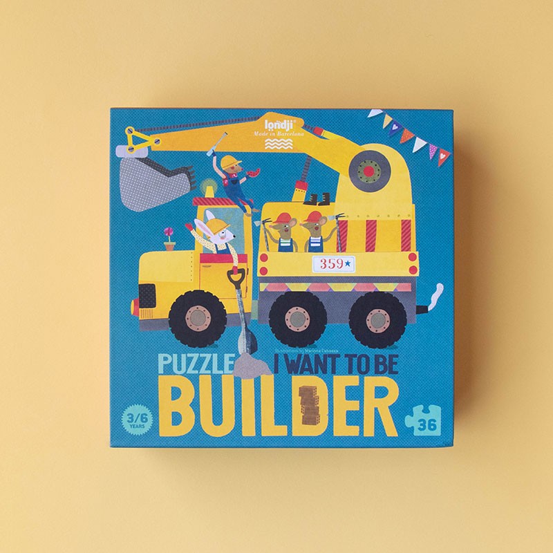 Puzzle I Want To Be Builder - 36 pièces