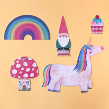 Charger l&#39;image dans la galerie, Puzzle Happy Birthday Unicorn - 5 Puzzles
