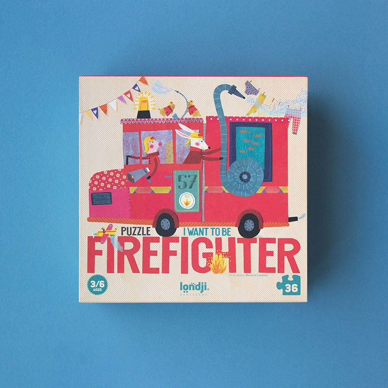 Puzzle I Want To Be Firefighter - 36 pièces
