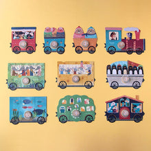 Charger l&#39;image dans la galerie, Puzzle My Little Train - 10 Puzzles
