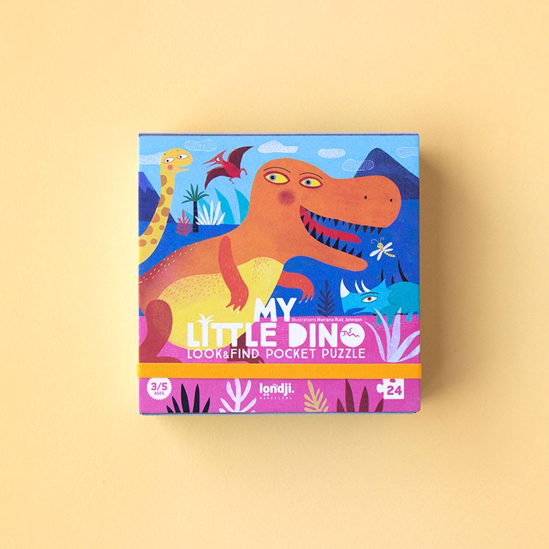 Puzzle Pocket My Little Dino - 24 pièces