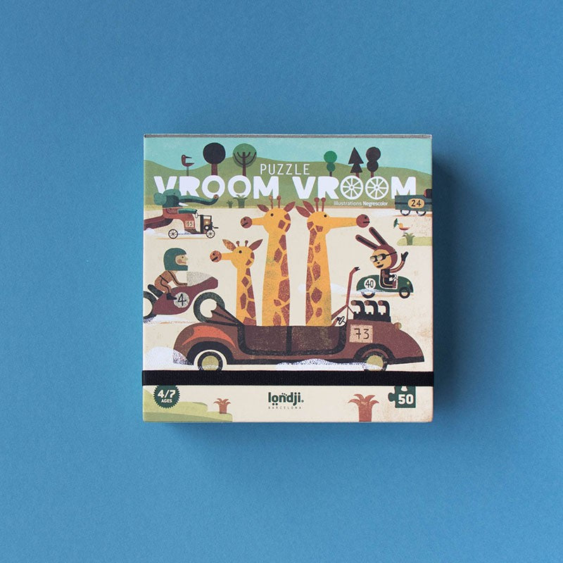 Puzzle Pocket Vroom Vroom - 50 pièces