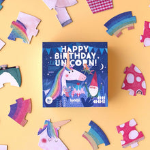 Charger l&#39;image dans la galerie, Puzzle Happy Birthday Unicorn - 5 Puzzles
