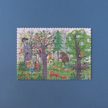 Charger l&#39;image dans la galerie, Puzzle Pocket Night&amp;Day in the Forest - 100 pièces
