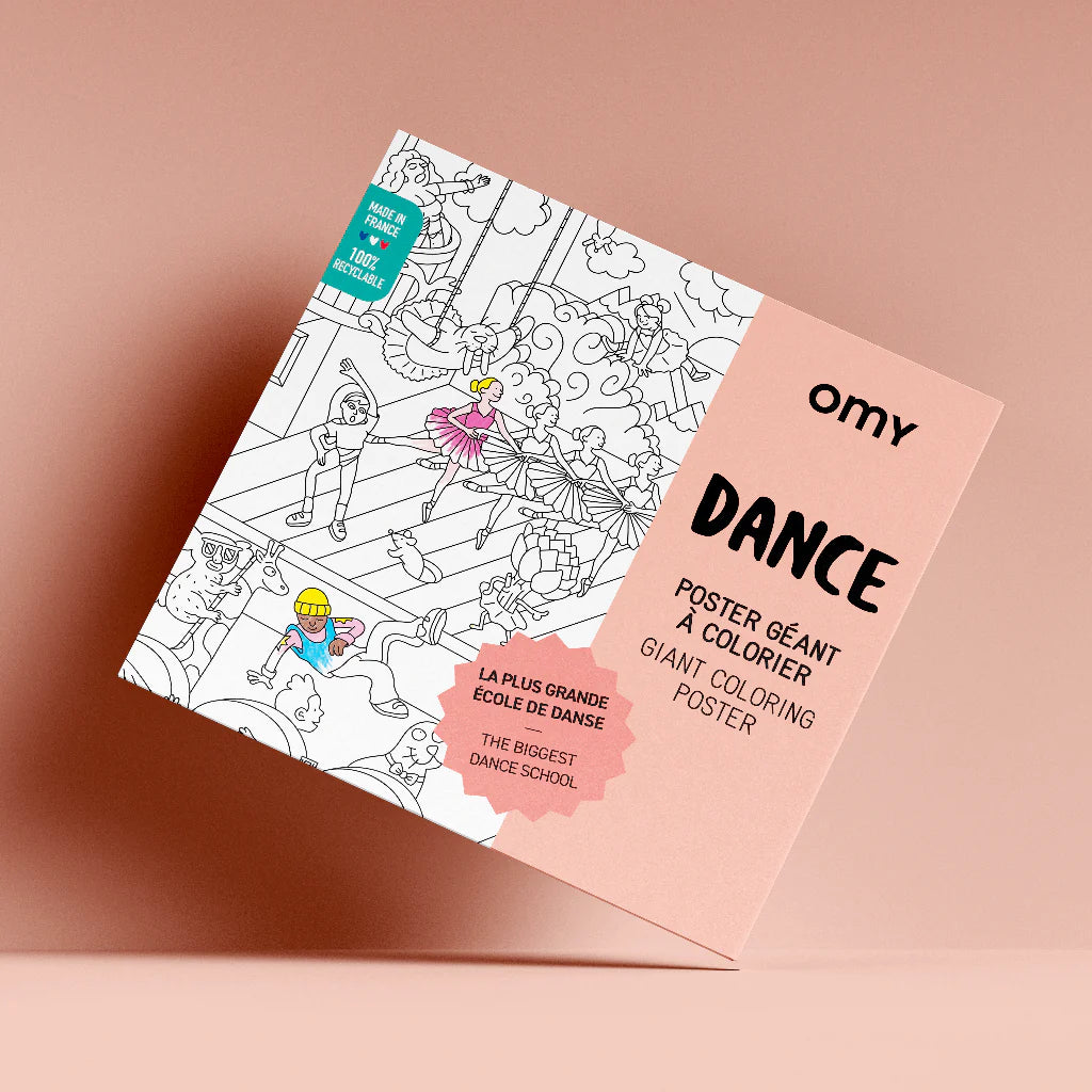 Poster à colorier - Danse