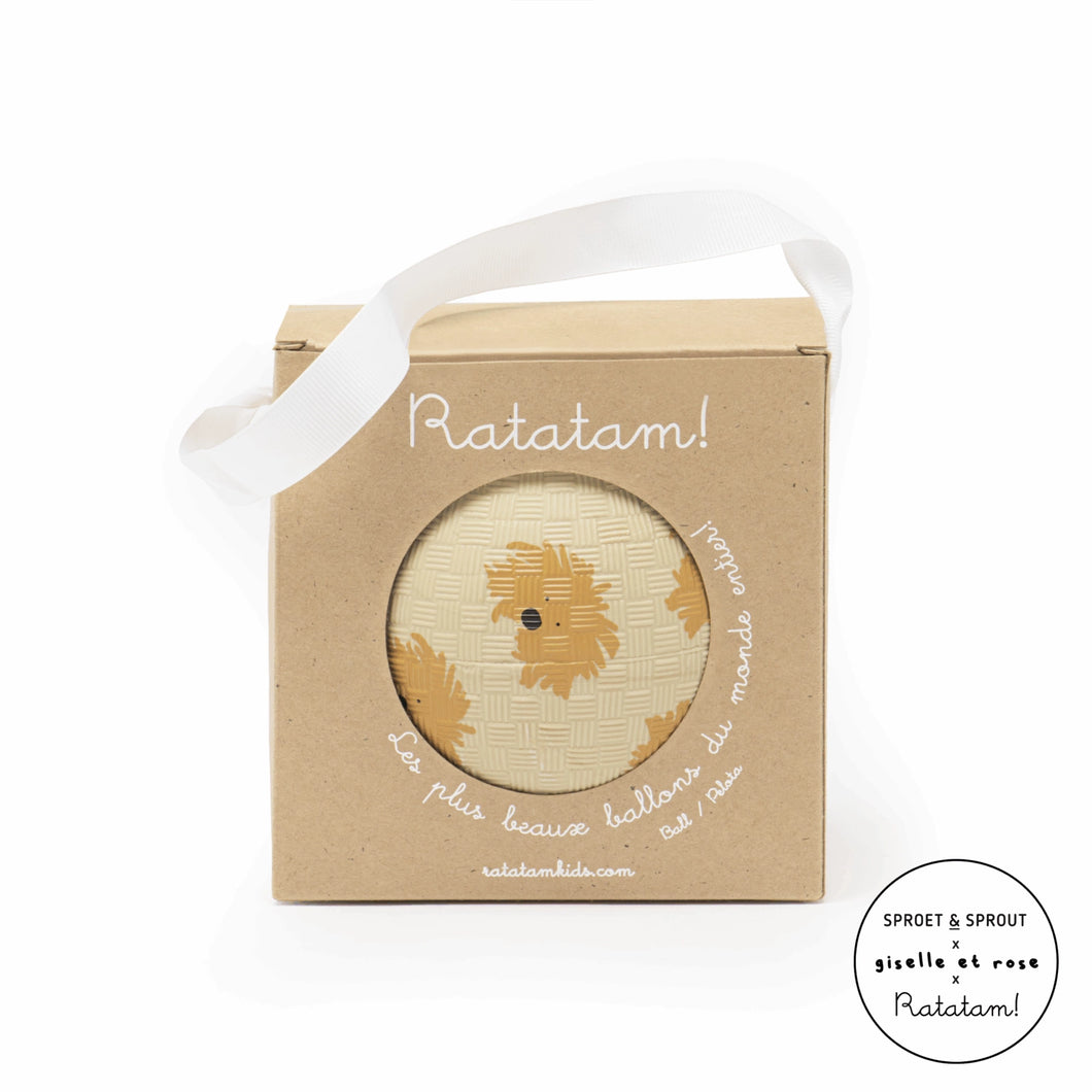 Ballon Doggy Jaune - 12cm