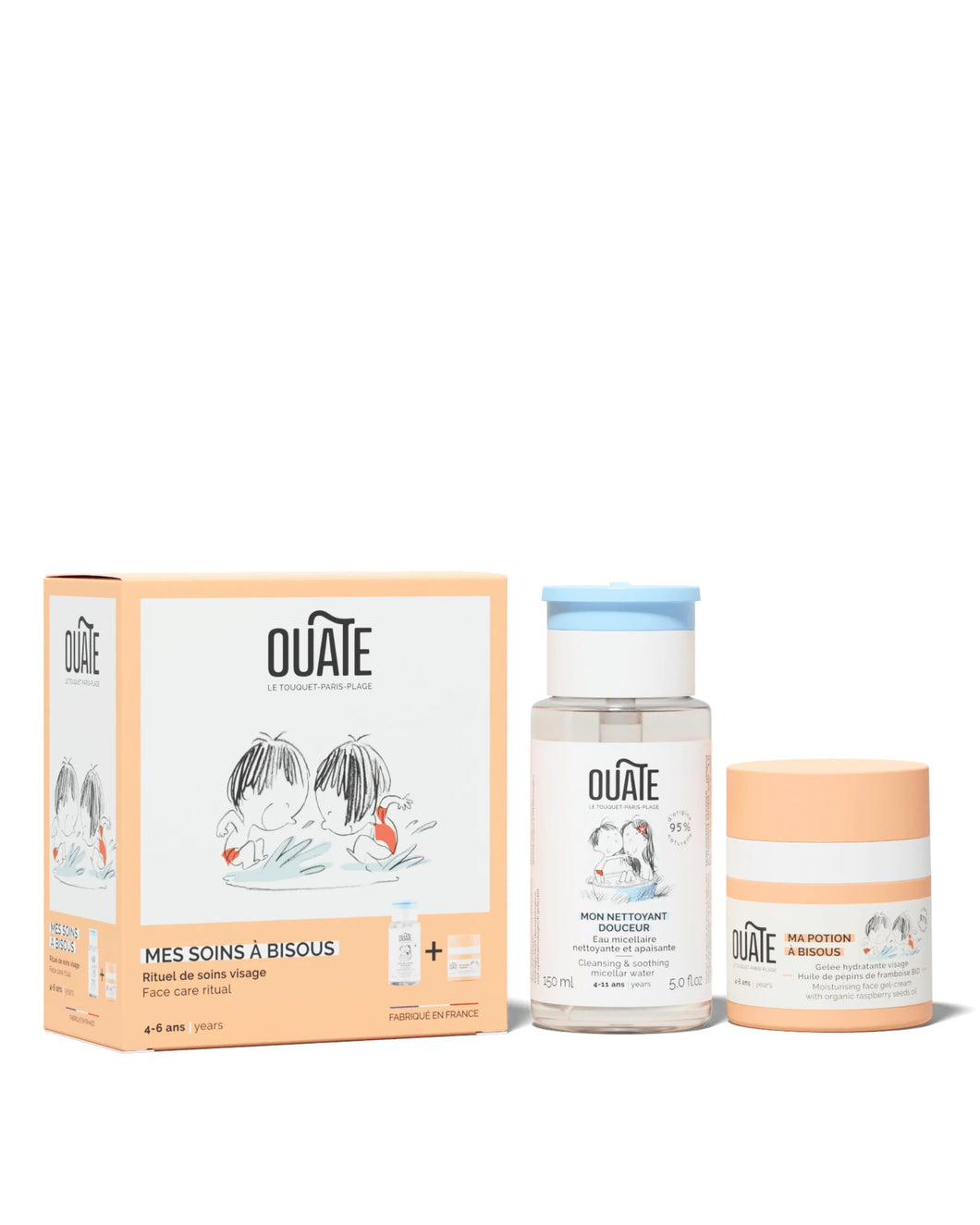 Coffret Mes Soins à Bisous 4/6ans - Lotion + Crème bio