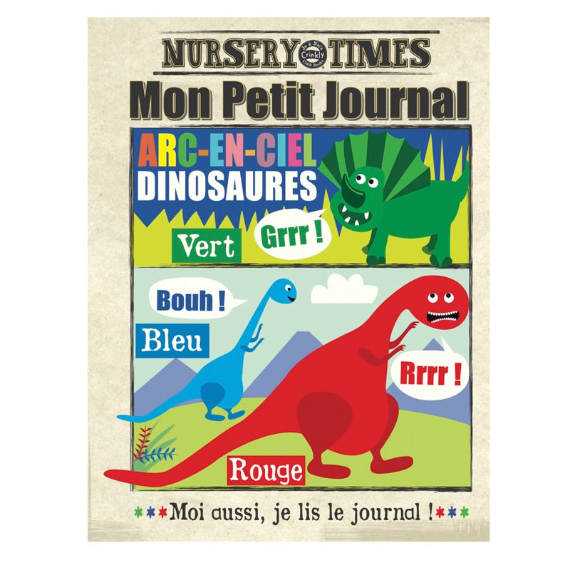 Livre bébé en tissu - Les dinosaures
