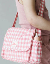 Charger l&#39;image dans la galerie, Coffret Sac à Langer poupée - Vichy rose
