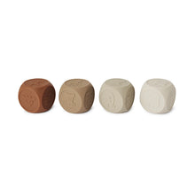 Charger l&#39;image dans la galerie, Lot de 4 dés en silicone Sana - Naturel

