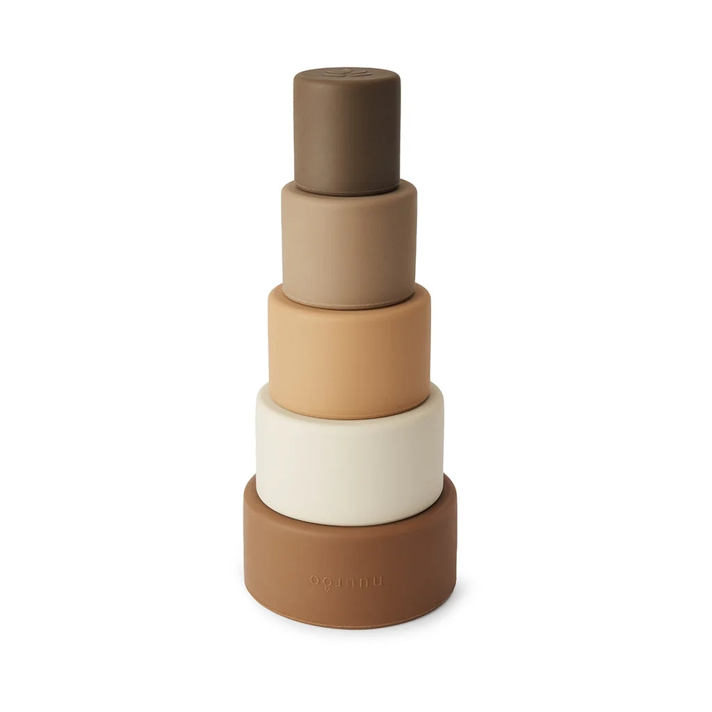 Tour à empiler en silicone Vanja - Naturel