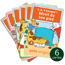 Charger l&#39;image dans la galerie, Carte Yoto - Pack 1, 2, 3, Bougez! (6 cartes) (3/8ans)
