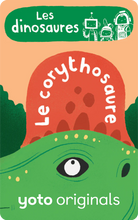 Charger l&#39;image dans la galerie, Carte Yoto - Pack Explorobots &quot;Les dinosaures&quot; (8 cartes)
