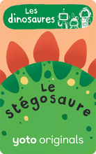Charger l&#39;image dans la galerie, Carte Yoto - Pack Explorobots &quot;Les dinosaures&quot; (8 cartes)
