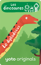 Charger l&#39;image dans la galerie, Carte Yoto - Pack Explorobots &quot;Les dinosaures&quot; (8 cartes)
