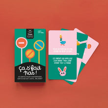 Charger l&#39;image dans la galerie, Jeu de cartes &quot;Ça s&#39;fait pas!&quot;
