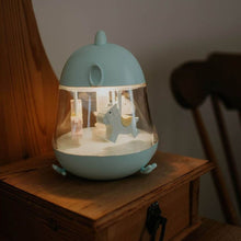Charger l&#39;image dans la galerie, Lampe Led &amp; Boîte à musique - Bleu
