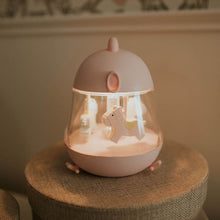 Charger l&#39;image dans la galerie, Lampe Led &amp; Boîte à musique - Rose
