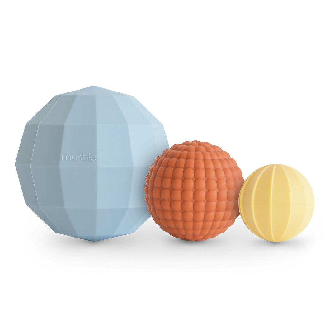 Lot de 3 balles sensorielles - Powder blue