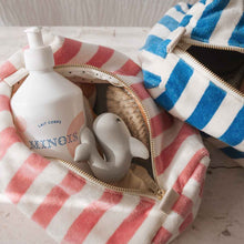 Charger l&#39;image dans la galerie, Trousse de toilette Rayures Greek Blue - Eponge

