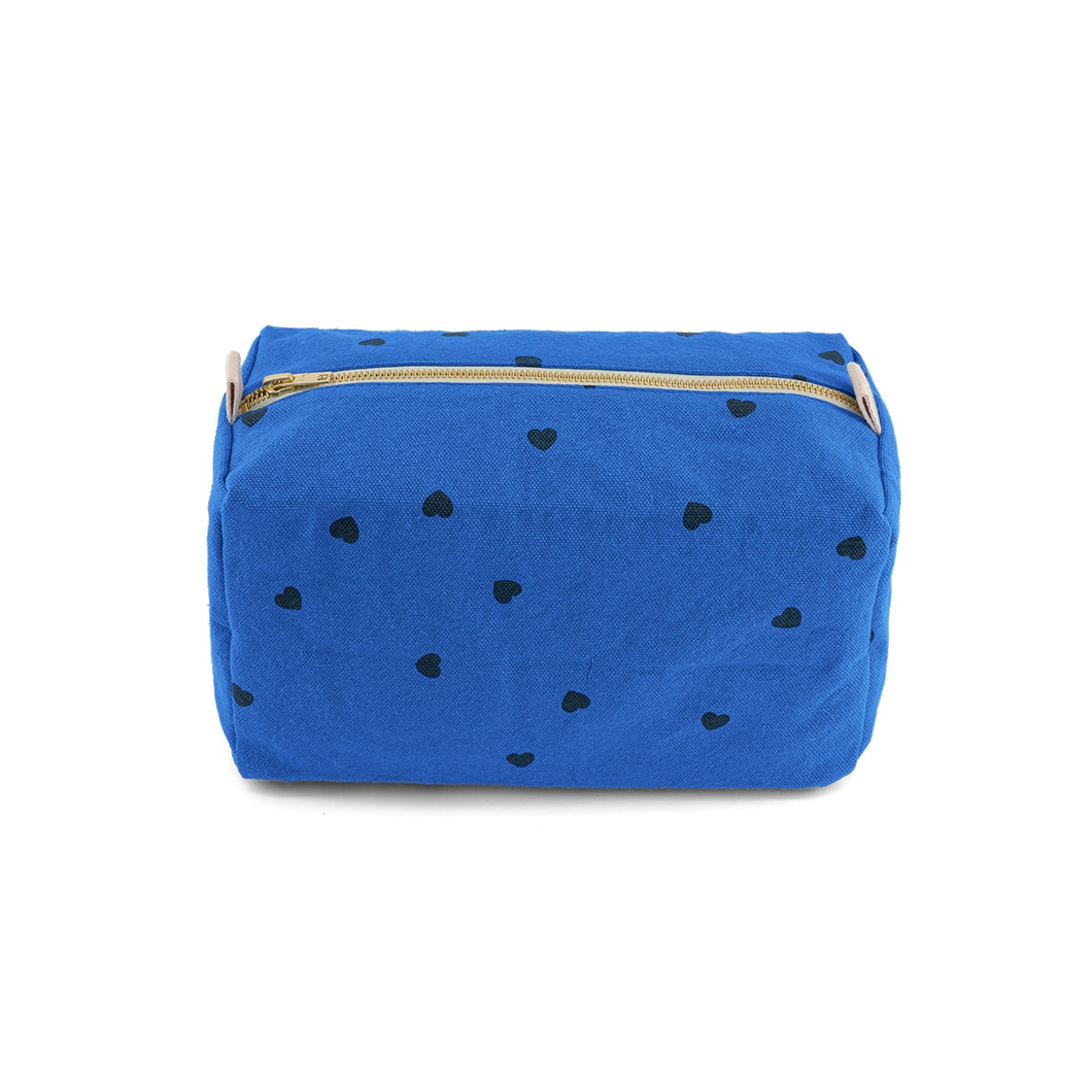 Trousse de toilette Coeur Bleu
