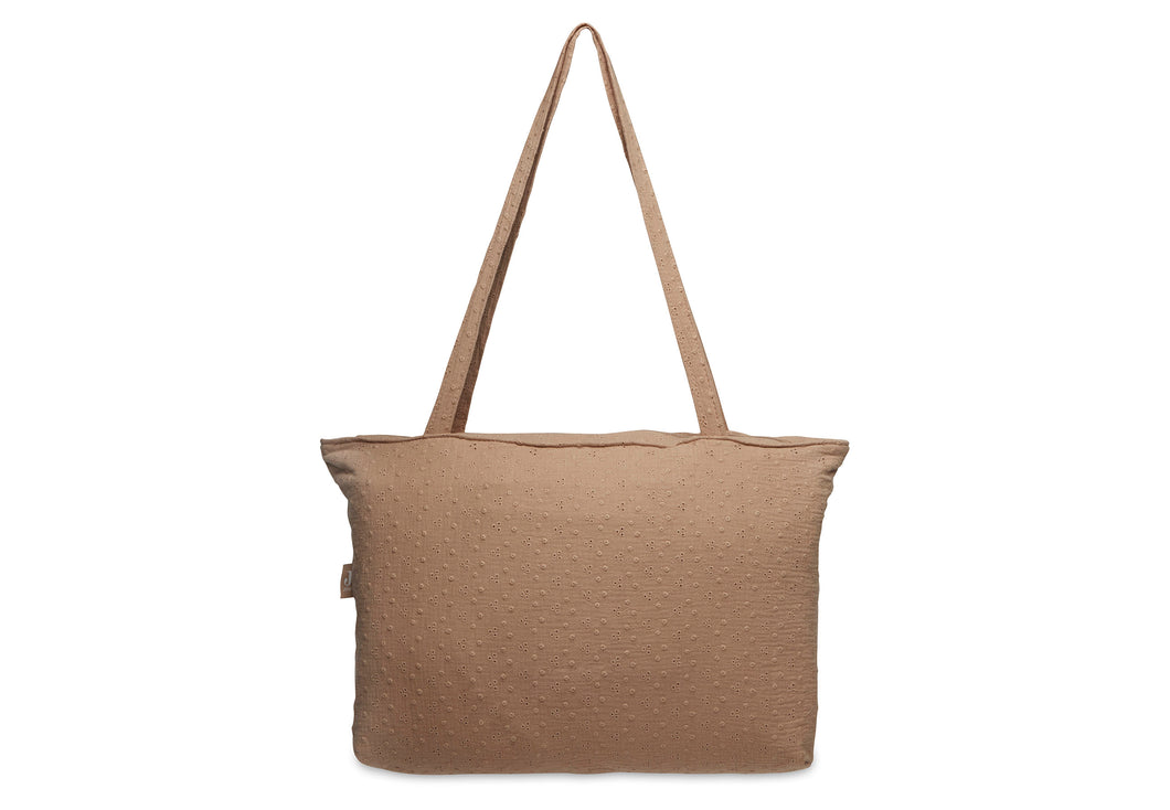 Sac à anses Embroidery - Biscuit