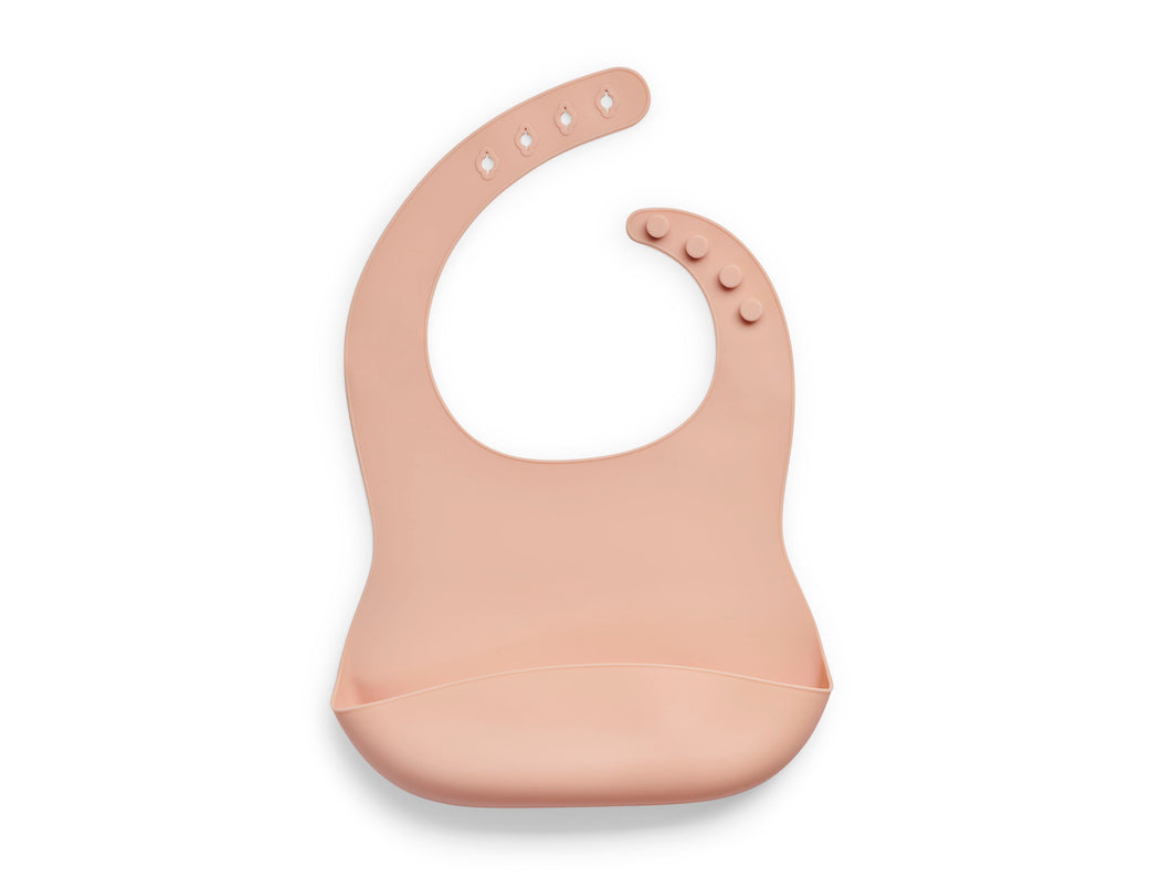 Bavoir en silicone - Pale pink