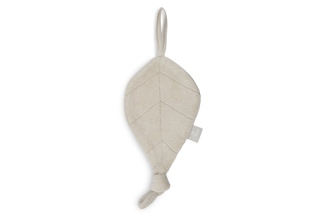 Attache Tétine Feuille - Nougat
