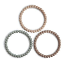 Charger l&#39;image dans la galerie, Anneau de dentition Bracelets - Clary Sage / Tuscany / Desert Sandy
