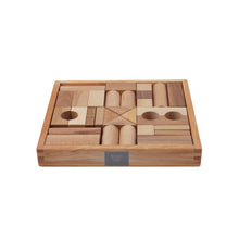 Charger l&#39;image dans la galerie, Blocs en bois naturel - 30 pièces
