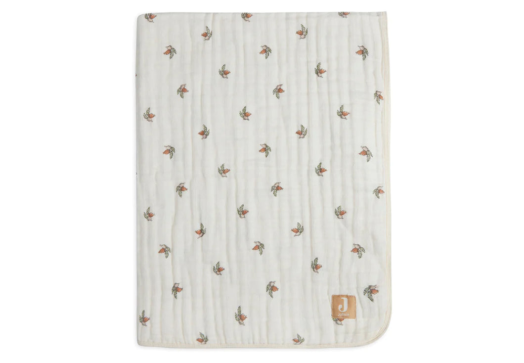 Couverture en gaze de coton - Rosehip