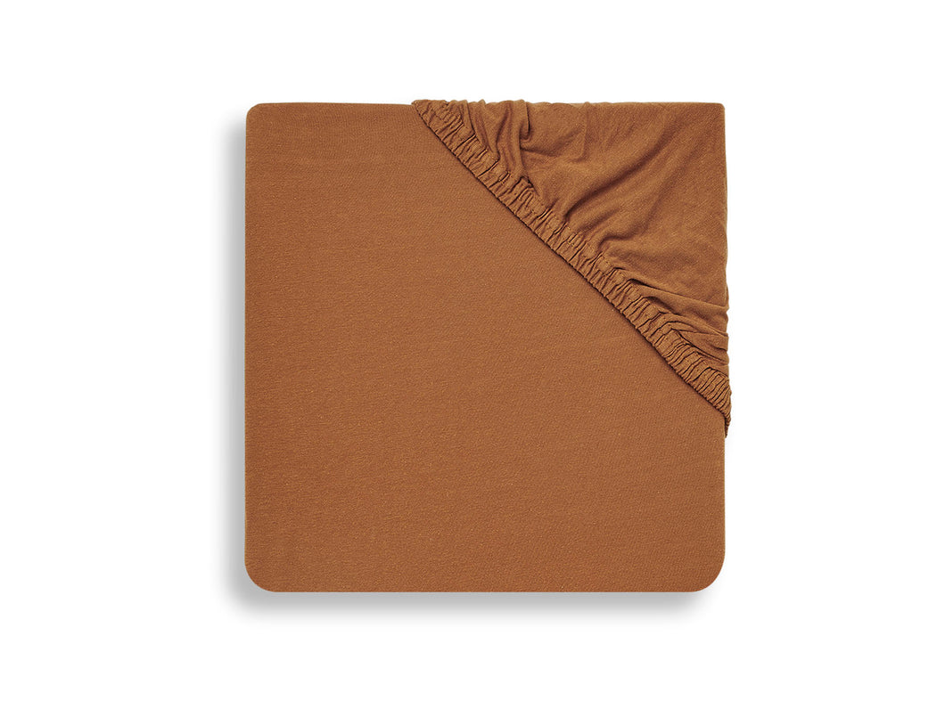 Drap housse bébé - Caramel