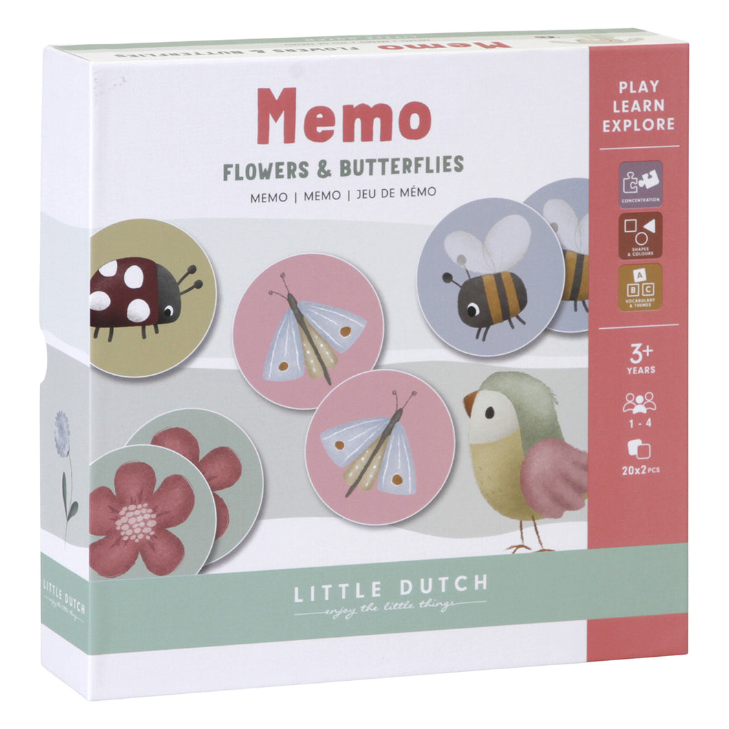 Mémo Flowers & Butterflies