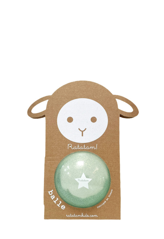 Baby Ballon Pailleté Bleu - 10cm