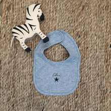 Charger l&#39;image dans la galerie, Bavoir Gris &quot; Motif &quot;
