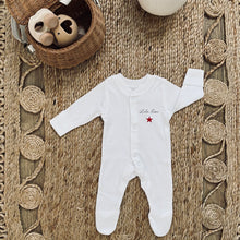 Charger l&#39;image dans la galerie, Pyjama Bébé Blanc - Motif Etoile
