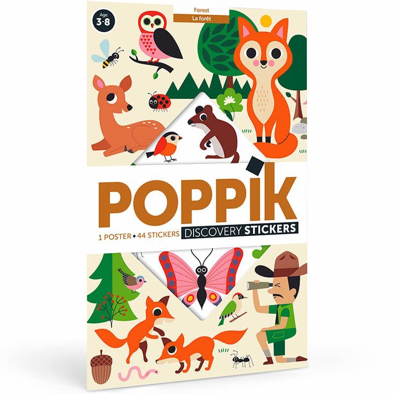 Poster Stickers - La Forêt (3/8 ans)