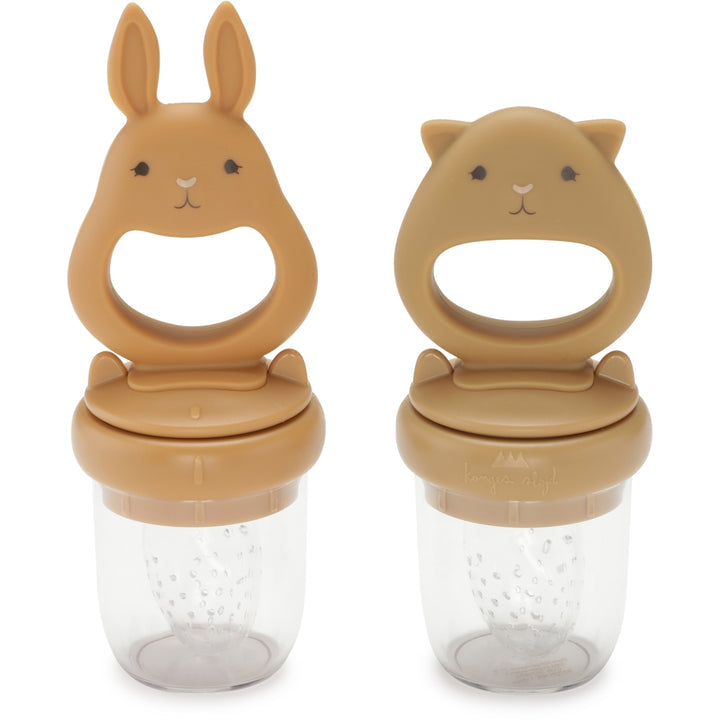 Sucettes d'alimentation Almond/Terracotta