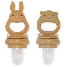Charger l&#39;image dans la galerie, Sucettes d&#39;alimentation Almond/Terracotta
