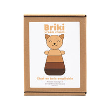 Charger l&#39;image dans la galerie, Jouet en bois Empilable - Chat
