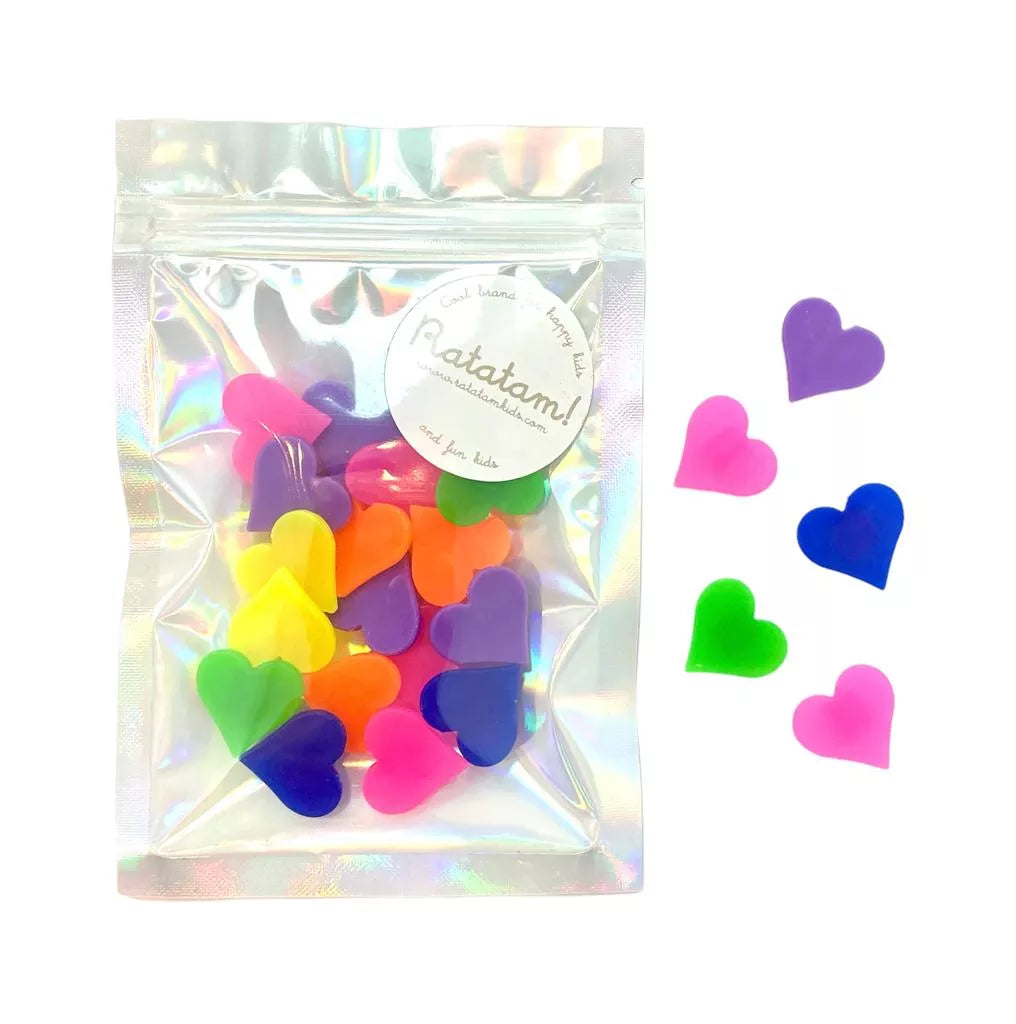 Accessoires vélo multicolores - Coeurs