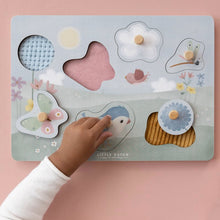 Charger l&#39;image dans la galerie, Puzzle Sensoriel en bois Flowers &amp; Butterflies
