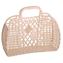 Charger l&#39;image dans la galerie, Grand panier plastique - Latte
