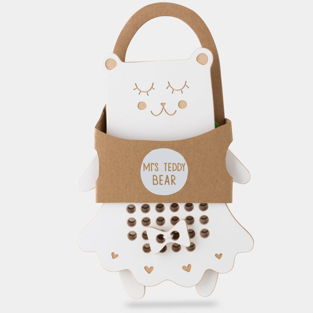 Jouet à lacer - Mrs Teddy Bear