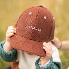 Charger l&#39;image dans la galerie, Casquette Velours Canaille Caramel - 9/24 mois
